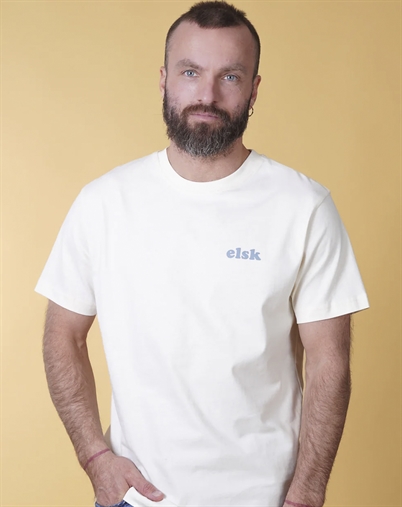 Elsk - Horizon BP Mens Brushed T-Shirt - Off White